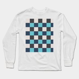 Silvervision Checkerboard Print 5 Long Sleeve T-Shirt